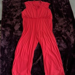 Red Cross chest jumpsuit